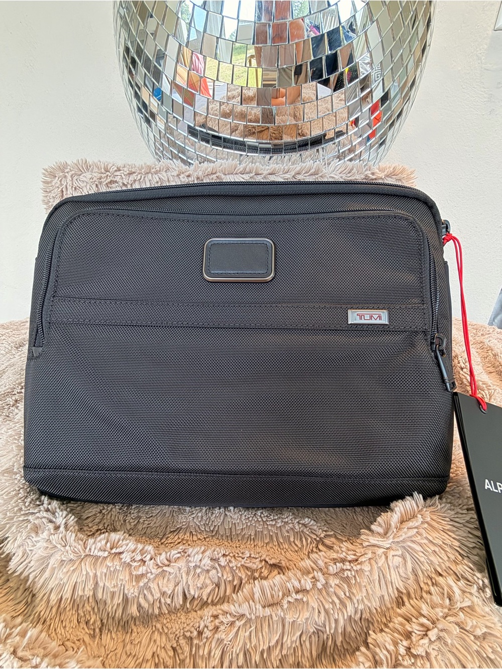 Tumi Black Nylon Laptop Case